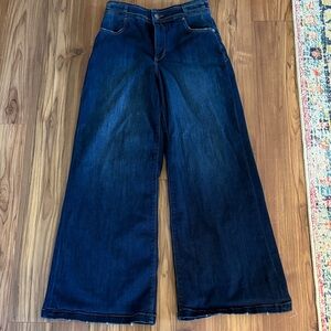 Express Super High Rise Wide Leg Jeans